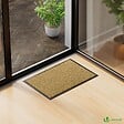 VOUNOT - Lot de 2 Tapis de porte paillasson 40x60cm Beige - vignette