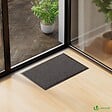 VOUNOT - Lot de 2 Tapis de porte paillasson 40x60cm Anthracite - vignette