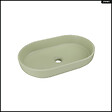 OTITEC - Ensemble de meubles sous vasque - 80 cm - avec Plan - Vasque - Colonne - OLIVE - Chêne - vignette