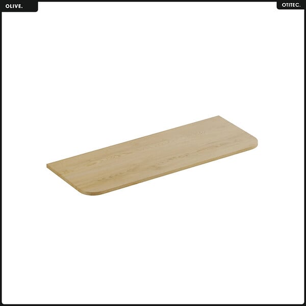 OTITEC - Ensemble de meubles sous vasque - 120 cm - avec Plan - Colonne - OLIVE - Chêne - large