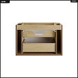 OTITEC - Meuble sous vasque - H.52 x L.80 x P.45 - OLIVE - Chêne - vignette
