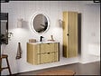 OTITEC - Meuble sous vasque - H.52 x L.80 x P.45 - OLIVE - Chêne - vignette