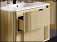 OTITEC - Ensemble de meubles sous vasque - 100 cm - avec Vasque - OLIVE - Chêne - vignette
