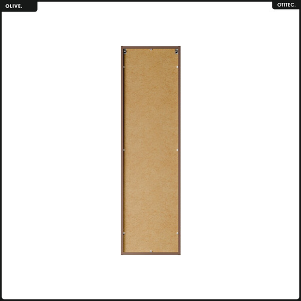 OTITEC - Colonne de salle de bain - H.140 x L.40 x P.25 - OLIVE - Chêne - large