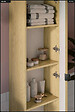 OTITEC - Colonne de salle de bain - H.140 x L.40 x P.25 - OLIVE - Chêne - vignette