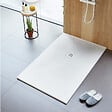 SANYCCES - Receveur de douche 90 x 200 cm extra plat STRATO surface ardoisée rectangulaire blanc - vignette