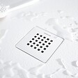 SANYCCES - Receveur de douche 70 x 80 cm extra plat STRATO surface ardoisée rectangulaire blanc - vignette