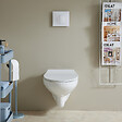 SIAMP - Pack WC Suspendu NF Bâti-support Universel Siamp avec Cuvette Sans Bride Geo - vignette