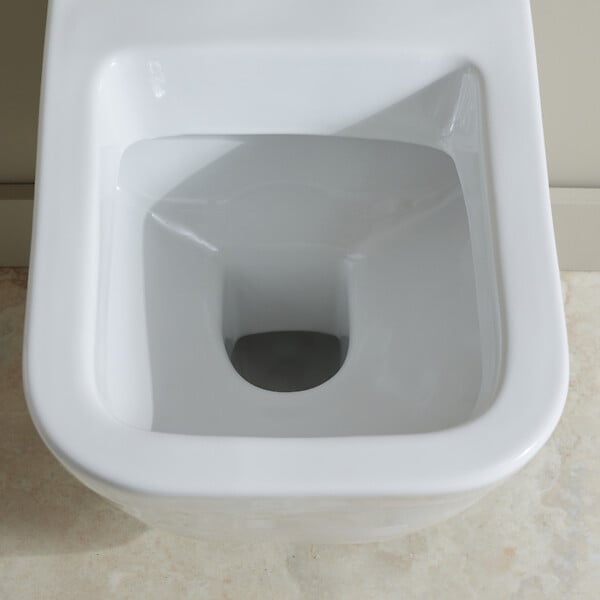 SIAMP - Pack WC Suspendu Bâti-support Universel Siamp avec Cuvette rectangulaire Diago - large