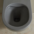SIAMP - Pack WC Suspendu Bâti-support Universel Siamp avec Cuvette Sans Bride Gris mat Cyrus - vignette