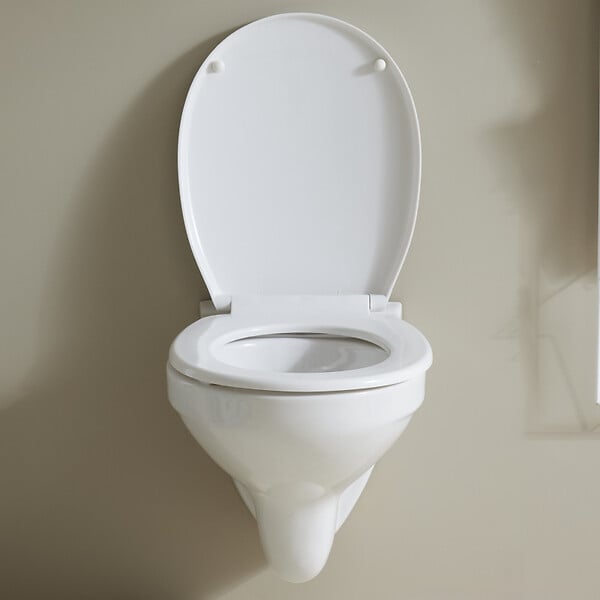 GODART - Cuvette WC suspendu NF avec bride Sydney, abattant simple - large