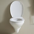 GODART - Cuvette WC suspendu NF avec bride Sydney, abattant simple - vignette