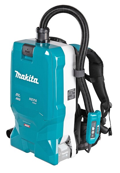 MAKITA - Aspirateur dorsal - Nettoyage - XGT 40V, volume 6 L avec AWS (Chantier), sans batterie ni chargeur -  - VC012GZ01 - large