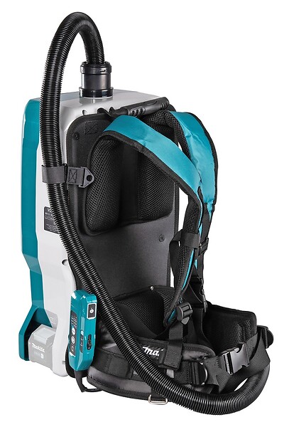 MAKITA - Aspirateur dorsal - Nettoyage - XGT 40V, volume 6 L avec AWS (Chantier), sans batterie ni chargeur -  - VC012GZ01 - large