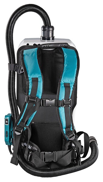 MAKITA - Aspirateur dorsal - Nettoyage - XGT 40V, volume 6 L avec AWS (Chantier), sans batterie ni chargeur -  - VC012GZ01 - large