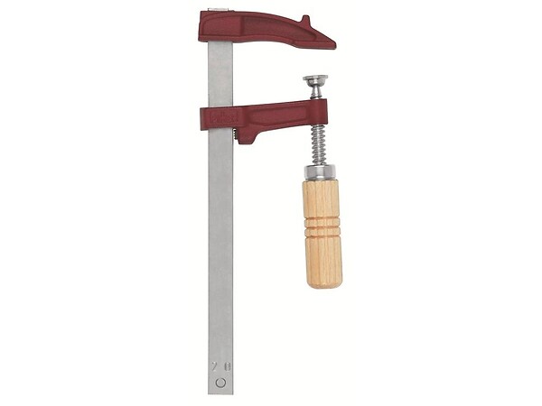 PIHER - Serre-joint modèle M - 30 cm - manche bois - PIHER - 02030 - large