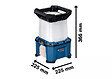 BOSCH - Projecteur de chantier sans fil GLA 18VH-7500 Professional sans batterie, ni chargeur -  - 06014A5000 - vignette