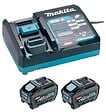 MAKITA - Pack XGT composé de 2 Batteries BL4050F 40V 5Ah + 1 chargeur DC40RA -  - 1911V6-0 - vignette