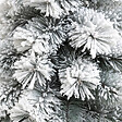 FEERIC LIGHTS & CHRISTMAS - Sapin de Noël artificiel Vert Floqué enneigé dans un pot argenté H 70 cm - vignette