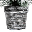 FEERIC LIGHTS & CHRISTMAS - Sapin de Noël artificiel Vert Floqué enneigé dans un pot argenté H 70 cm - vignette