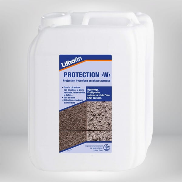 LITHOFIN - Lithofin Protection W - Traitement Hydrofuge pour pierre naturelle 5L - large