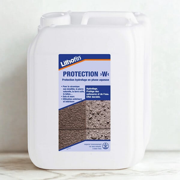 LITHOFIN - Lithofin Protection W - Traitement Hydrofuge pour pierre naturelle 5L - large