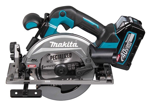 MAKITA - Scie circulaire XGT Scie Ø 165 mm livrée avec 2 batteries 2,5 Ah, 1 Chargeur rapide DC40RA, 1 Coffret Makpac 3 -  - HS012GD201 - large