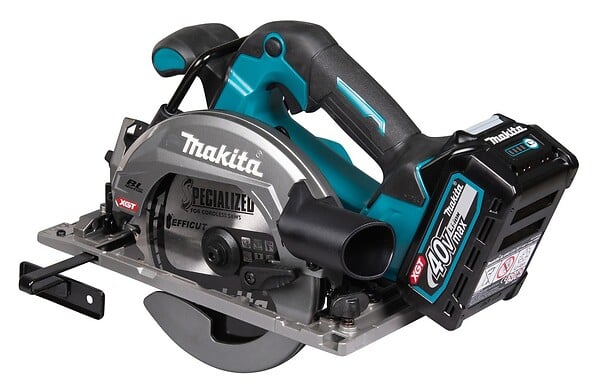 MAKITA - Scie circulaire XGT Scie Ø 165 mm livrée avec 2 batteries 2,5 Ah, 1 Chargeur rapide DC40RA, 1 Coffret Makpac 3 -  - HS012GD201 - large
