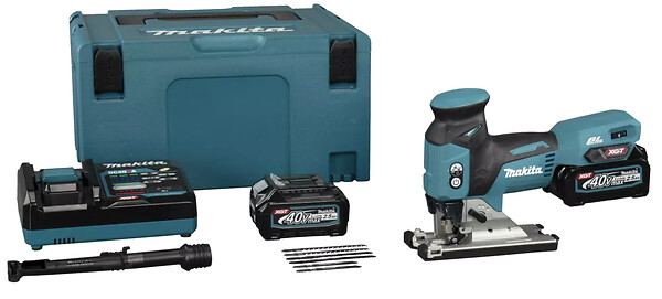 MAKITA - Scie sauteuse Pommeau XGT + 2 batteries 2,5 Ah + 1 Chargeur rapide + Coffret Makpac -  - JV001GD201 - large