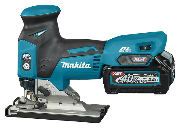 MAKITA - Scie sauteuse Pommeau XGT + 2 batteries 2,5 Ah + 1 Chargeur rapide + Coffret Makpac -  - JV001GD201 - large
