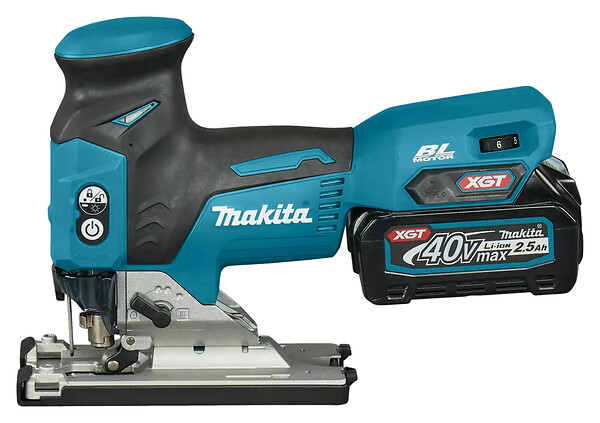 MAKITA - Scie sauteuse Pommeau XGT + 2 batteries 2,5 Ah + 1 Chargeur rapide + Coffret Makpac -  - JV001GD201 - large