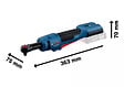 BOSCH - Clé à cliquet GRC 18V-60 Professional sans batterie, ni chargeur - Livrée dans L-Boxx 136 -  - 06019N8001 - vignette