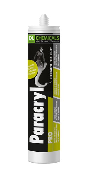 DL CHEMICALS - Mastic acrylique Paracryl PRO DL CHEMICALS - 300 ml - Blanc - 100595 - large