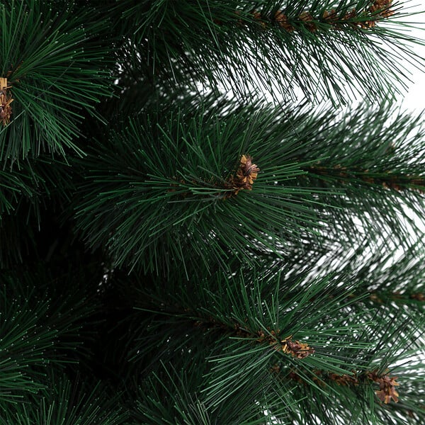 FEERIC LIGHTS & CHRISTMAS - Sapin de Noël artificiel Vert authentique dans un pot cuivré H 70 cm - large