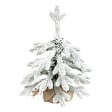 FEERIC LIGHTS & CHRISTMAS - Déco de Noël Sapin de table artificiel Blanc H 40 cm - vignette
