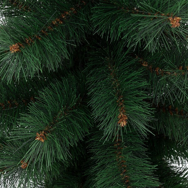 FEERIC LIGHTS & CHRISTMAS - Sapin de Noël artificiel Vert authentique dans un pot cuivré H 100 cm - large