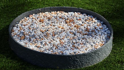 MINERIALE - Filet 20kg gravier concassé arlequin 8/12mm - large