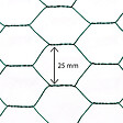 ID MARKET - Grillage pour poules vert 1x25M maille 25mm triple torsion clôture souple jardin animaux - vignette