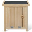 ID MARKET - Lot de 3 clapiers en bois pondoirs pour poules nichoirs avec fond - vignette