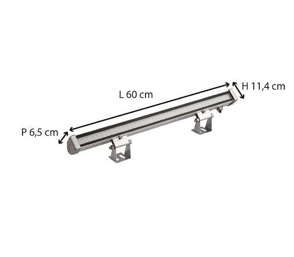 VOLTMAN - Projecteur lechemur IP65 (1800lm 3000K) - Aluminium - Voltman - large