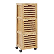 BELIANI - Meuble haut SHAWNEE Bambou 32 cm Marron clair - vignette