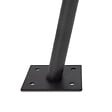 ID MARKET - Lot de 2 mâts de fixation réglables pour voile d'ombrage H.220 CM poteaux et bases acier - vignette