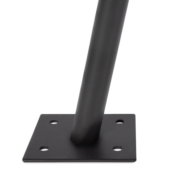 ID MARKET - Mât de fixation pour voile d'ombrage H. 220 CM poteau et base acier - large
