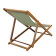 OVIALA - Lot de 2 chiliennes en acacia inclinables 3 positions vert kaki - Houlgate - vignette