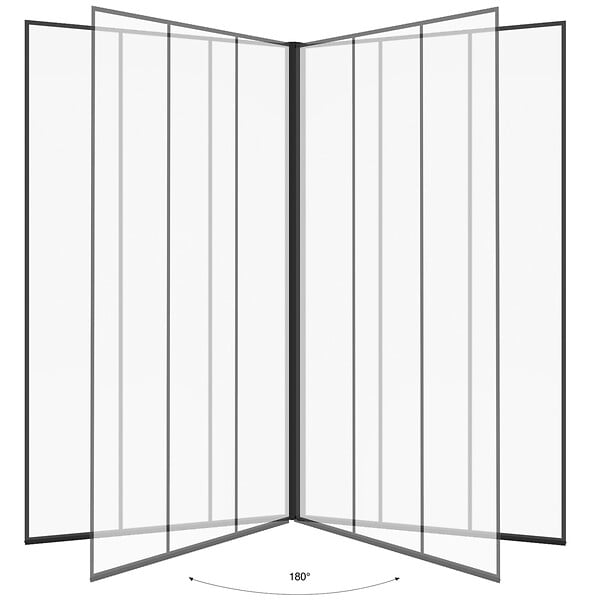 ID MARKET - Pare baignoire 1 volet 70x120 cm sérigraphié effet verrière avec profilé en aluminium noir - large