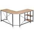 ID MARKET - Bureau d'angle en forme de L DETROIT design industriel - vignette