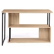 ID MARKET - Bureau d'angle rotatif 180° DETROIT étagère forme S design industriel - vignette