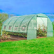 ID MARKET - Serre tunnel de jardin 4 saisons 12M² verte gamme maraîchère ZEBRA 4x3M - vignette