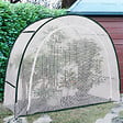 ID MARKET - Serre d'hivernage demi lune 200 x 80 x 170 cm balcon et terrasse - vignette