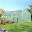 ID MARKET - Serre tunnel de jardin 18m² verte gamme maraîchère CRIMÉE 6x3m - vignette